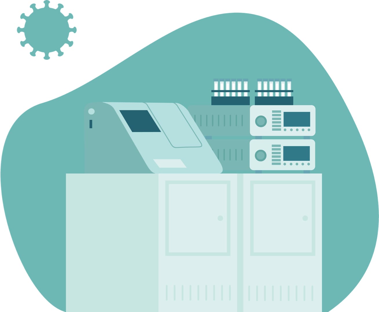 specialised medical equipment and consumables illustration
