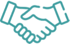 grounded through integrity icon